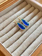 Pendientes lagrima BIG azul