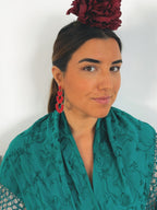 Pendientes Solera Rojo