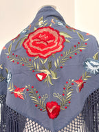 Mantoncillo Candela Azul Gisaceo