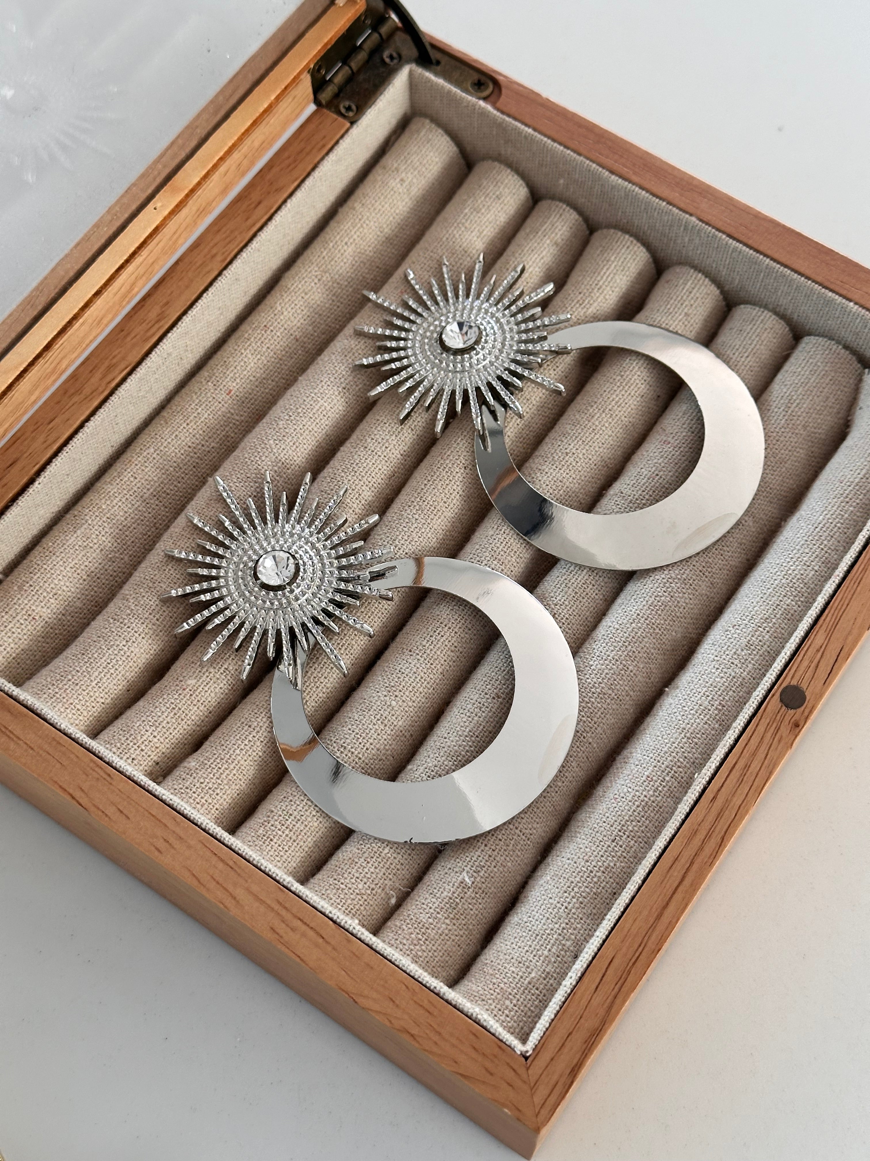 Pendientes Stella Plata