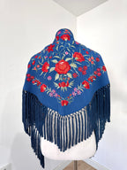 Mantoncillo Clavelines Azul Ducado