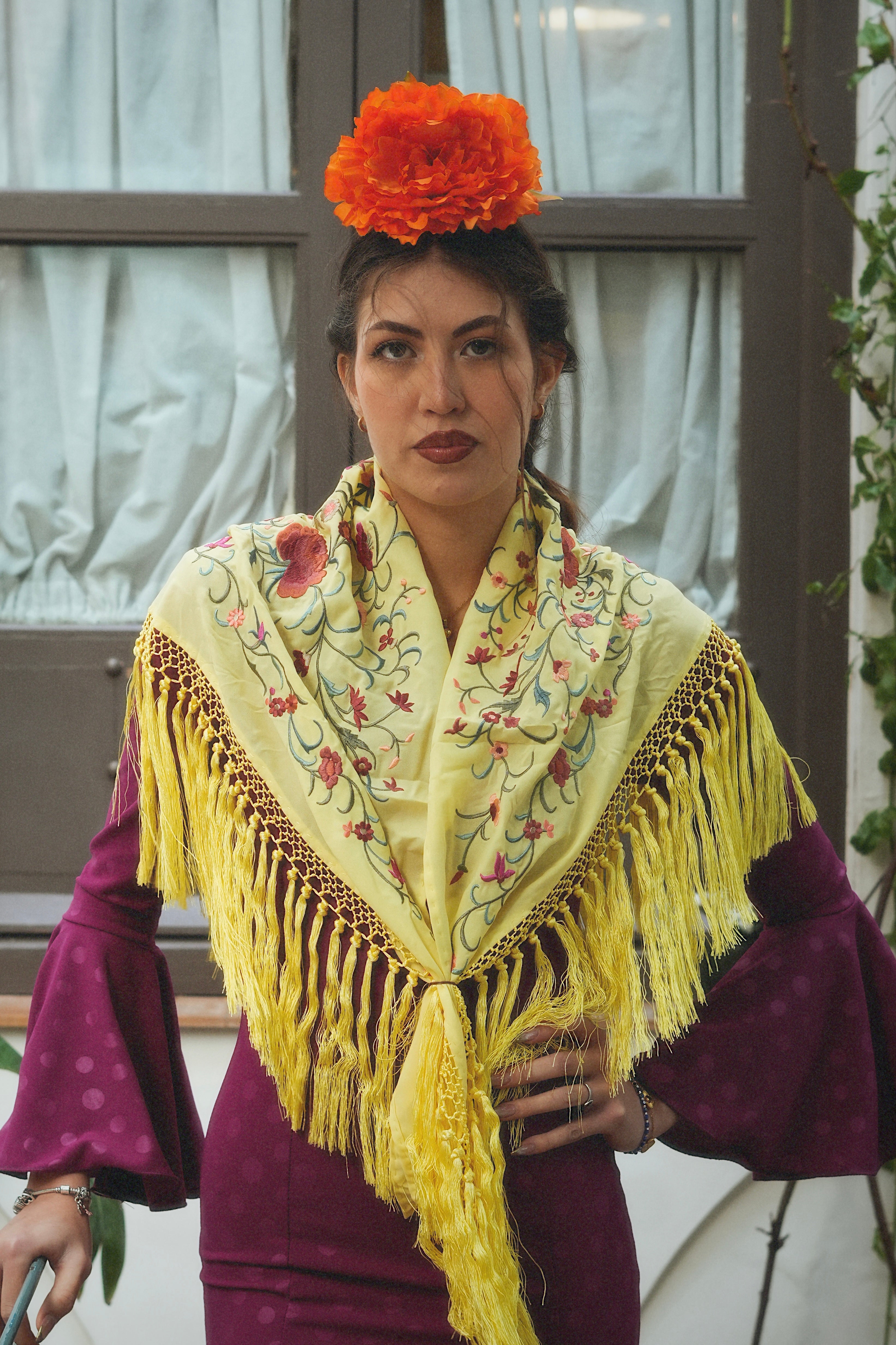 Mantoncillo Jaleo Amarillo con rosados