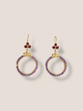 Pendientes Ophelia Lila y Malva