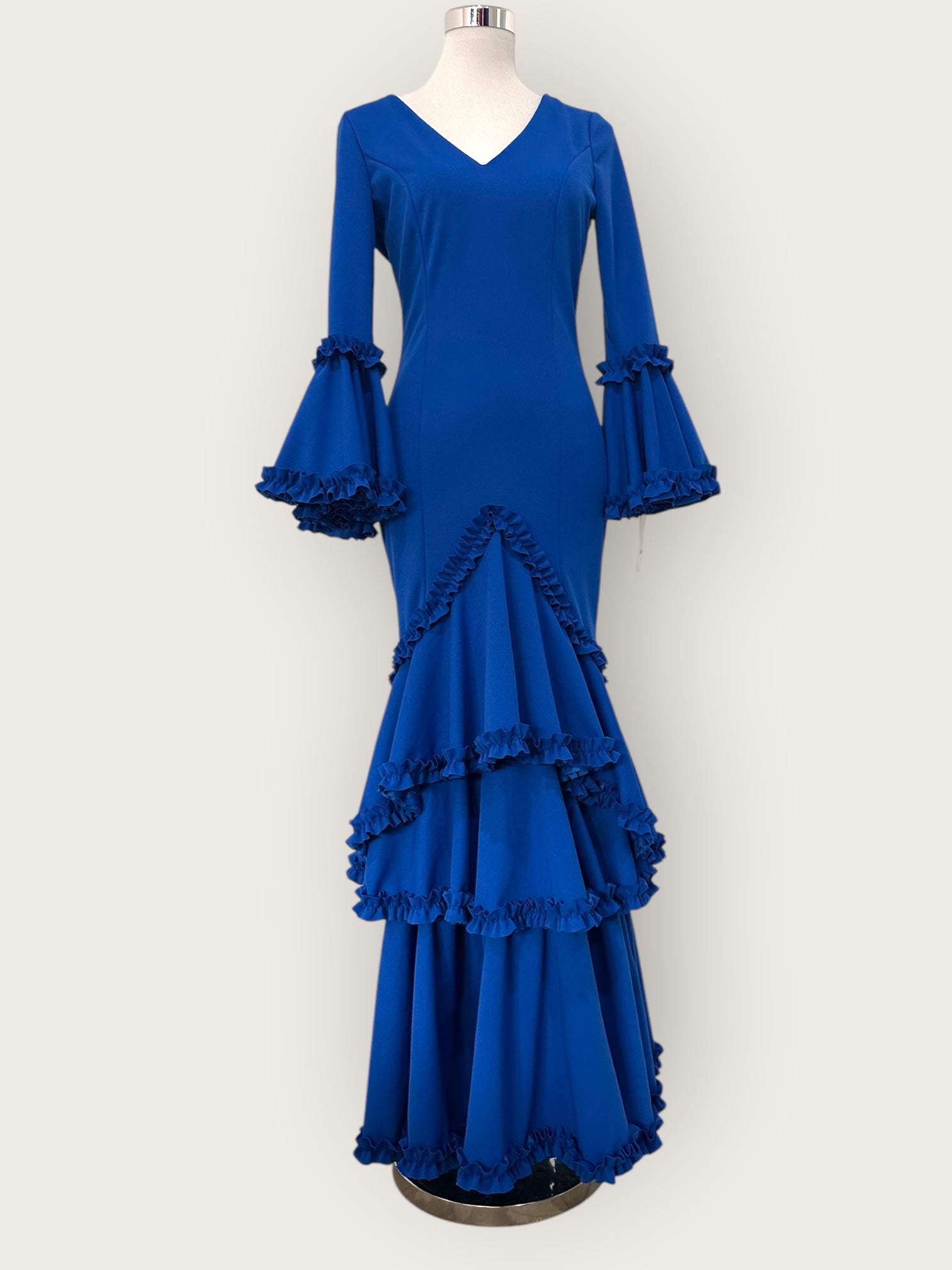 Vestido Soleá Azul Eléctrico