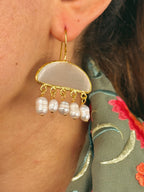 Pendientes Adamuz Blanco