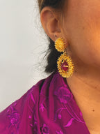 Pendientes Sofia Buganvilla / Morado