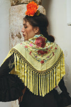 Mantoncillo Jaleo Amarillo con rosados