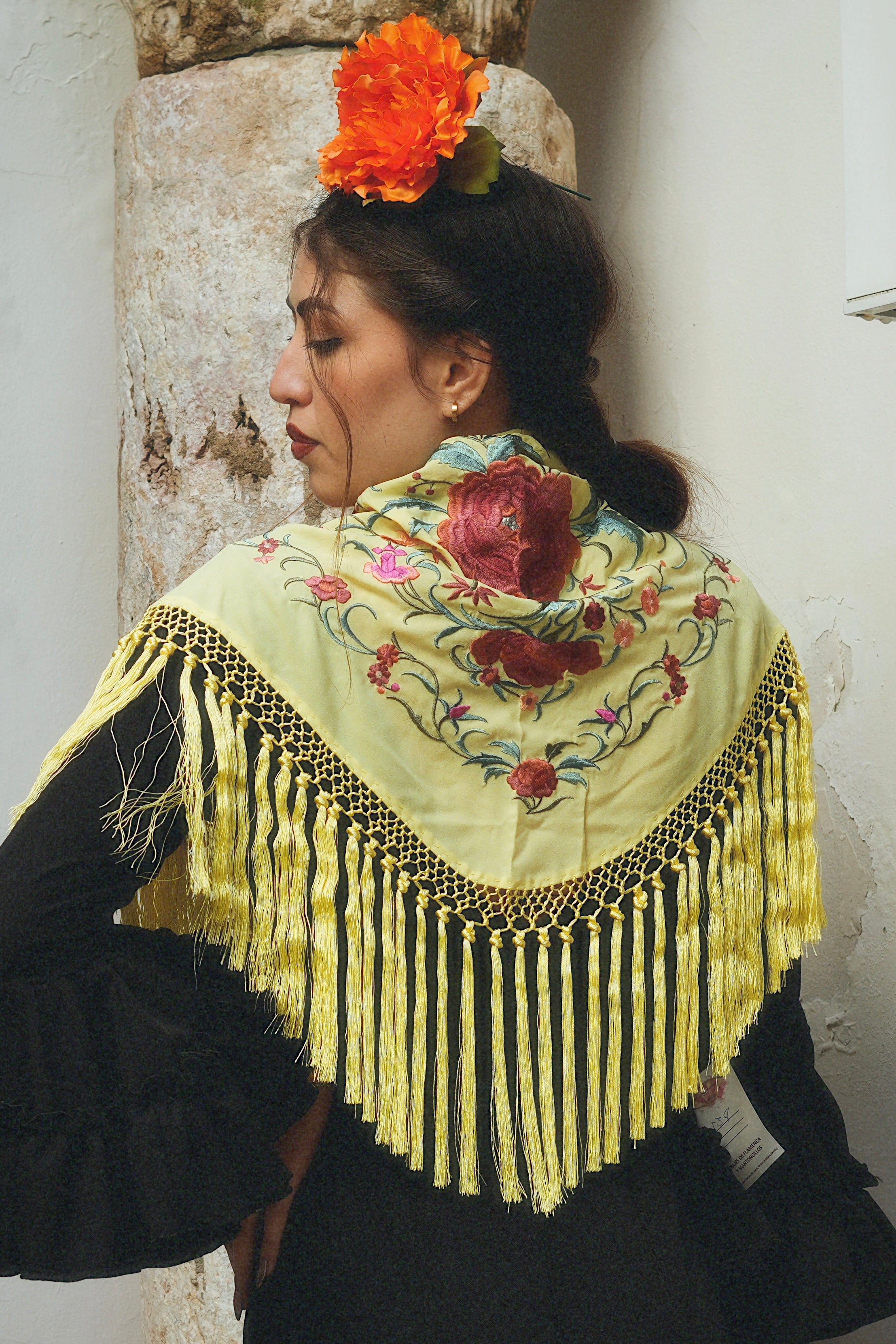 Mantoncillo Jaleo Amarillo con rosados