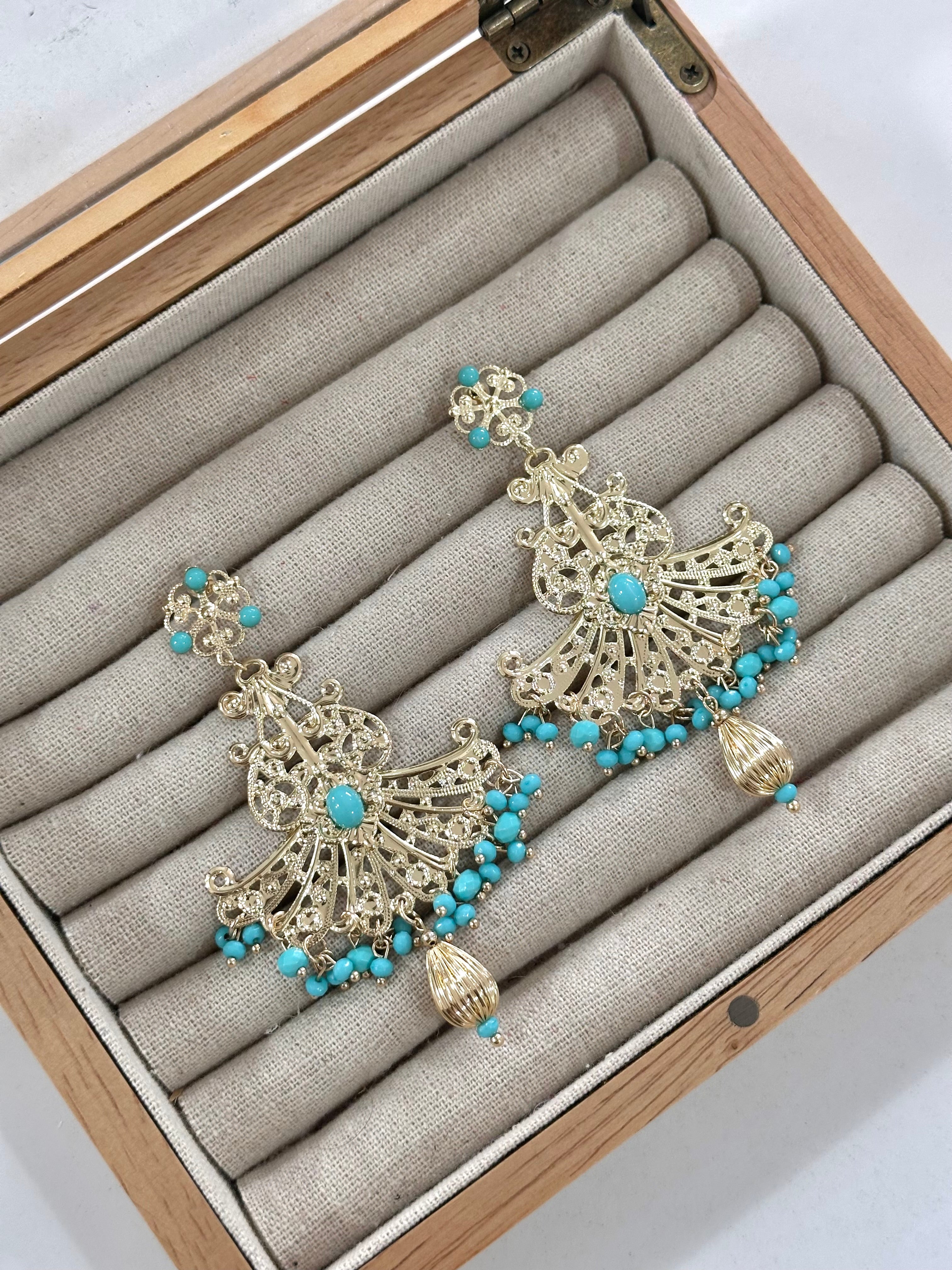 Pendientes Triana Turquesa