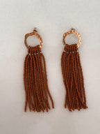 Pendientes Cascada Marrón