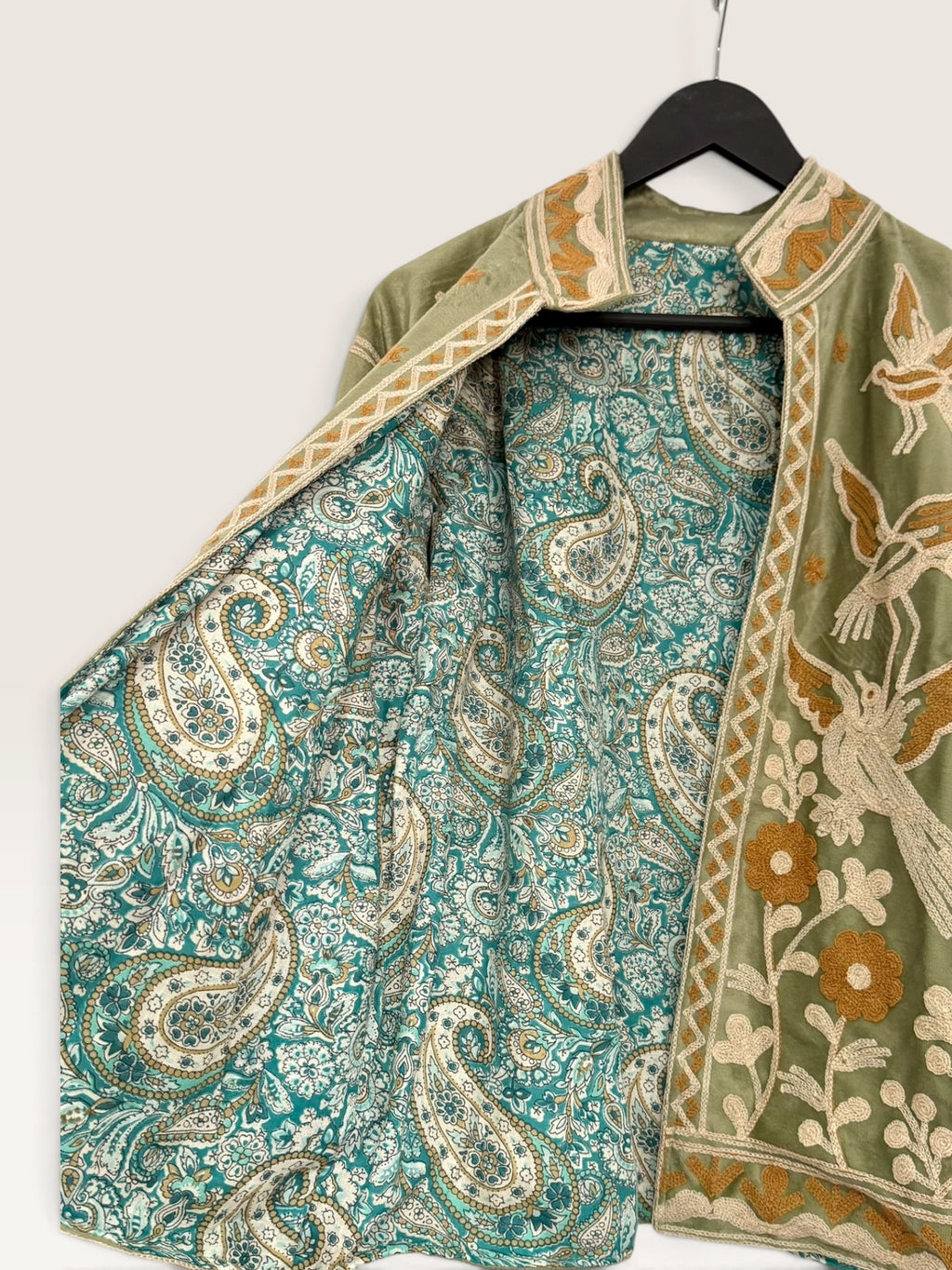 Chaqueta Terciopelo Ligera Pájaros