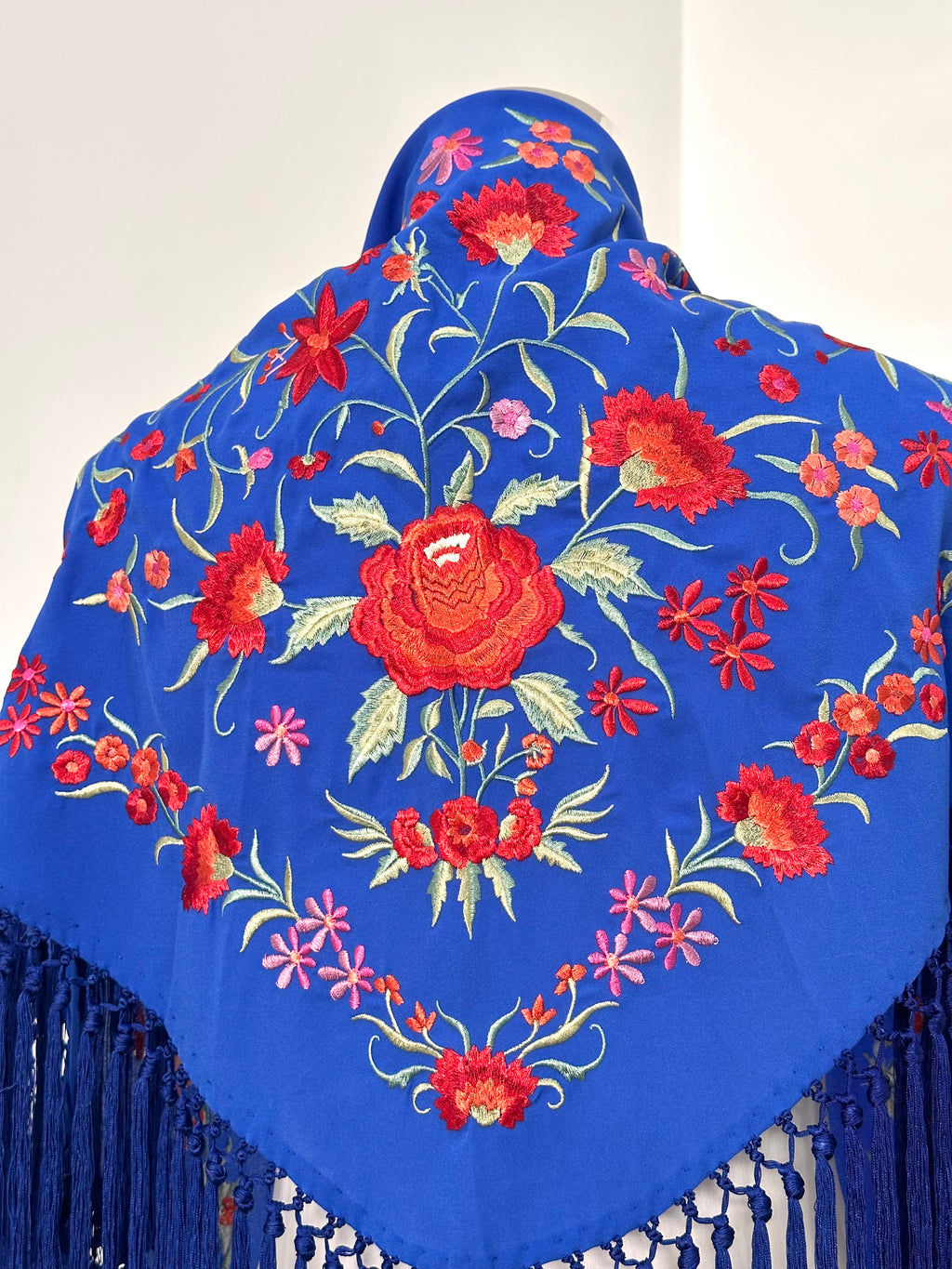 Mantoncillo Clavelines Azul Eléctrico