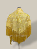 Mantoncillo Lirio Amarillo 100% seda