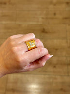 Anillo Agatha Blanco