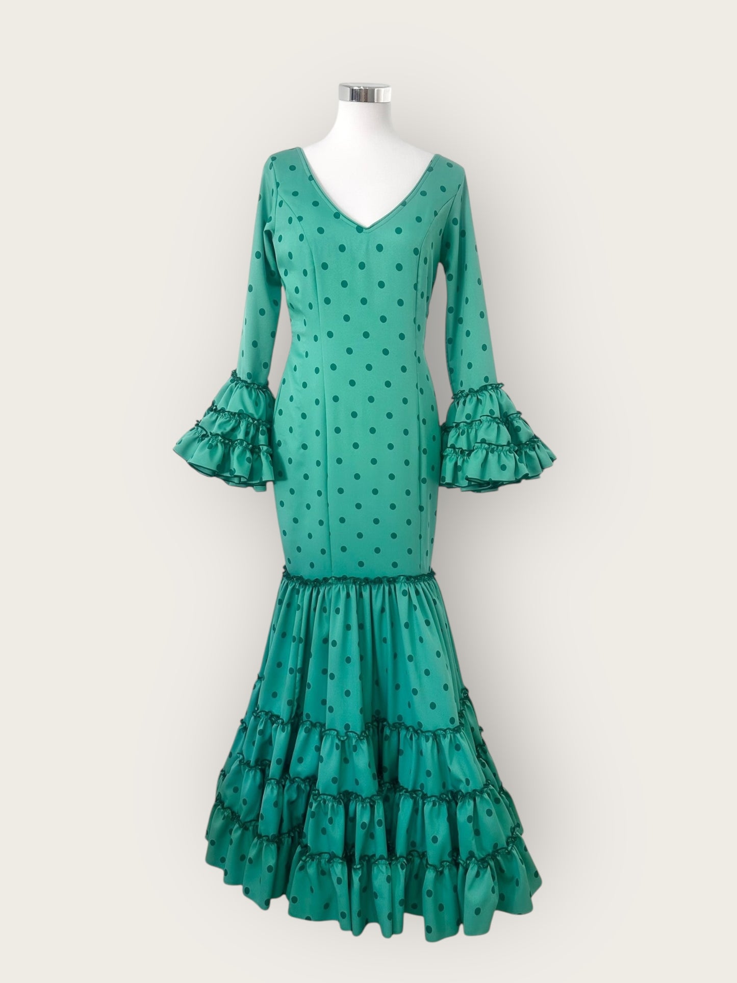 Vestido Triana Verde Turquesa