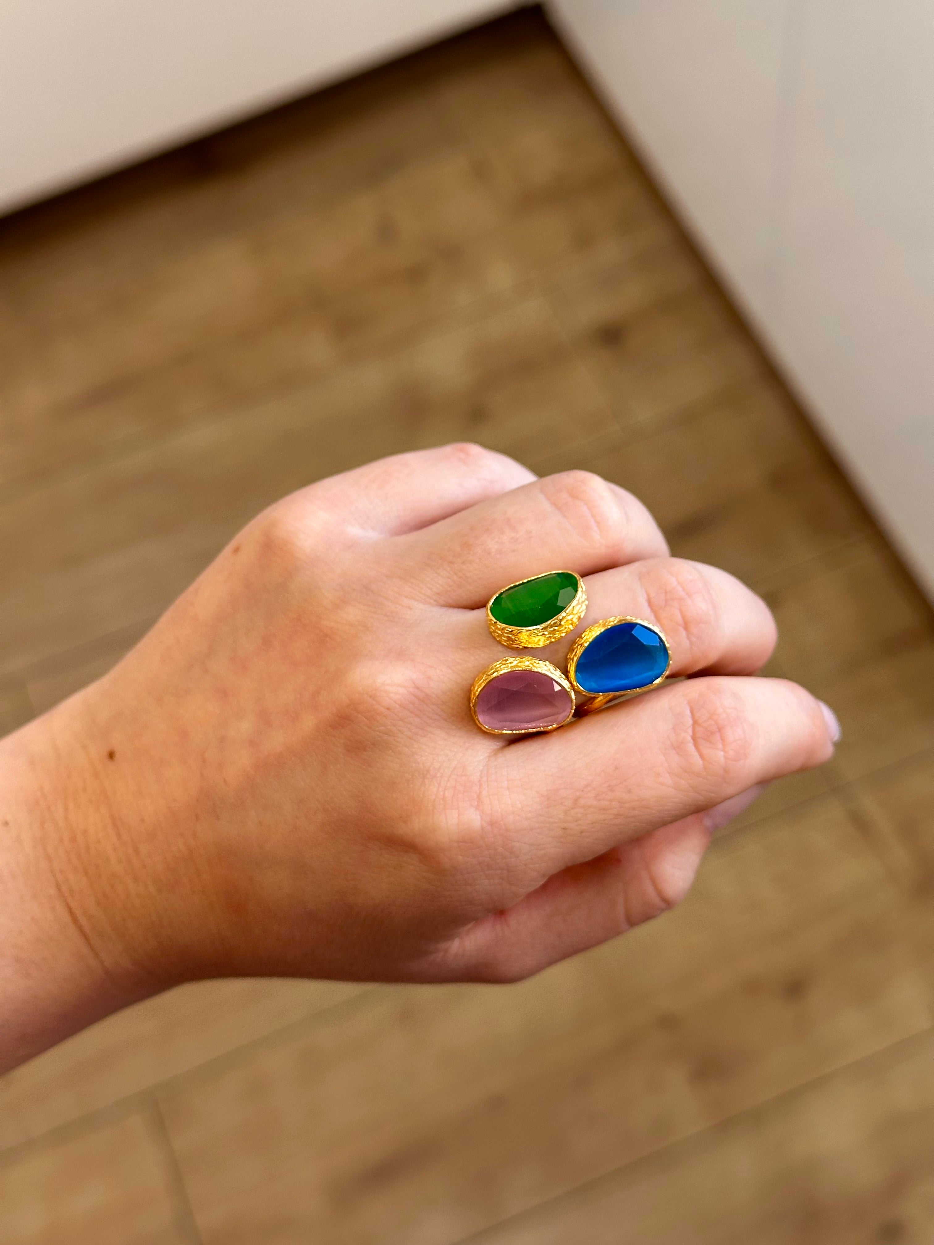 Anillo La Nuit Tricolor