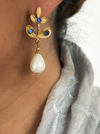 Pendientes Laurel Royal Blue