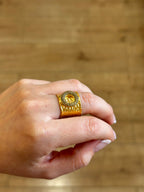 Anillo Maestranza verde oliva