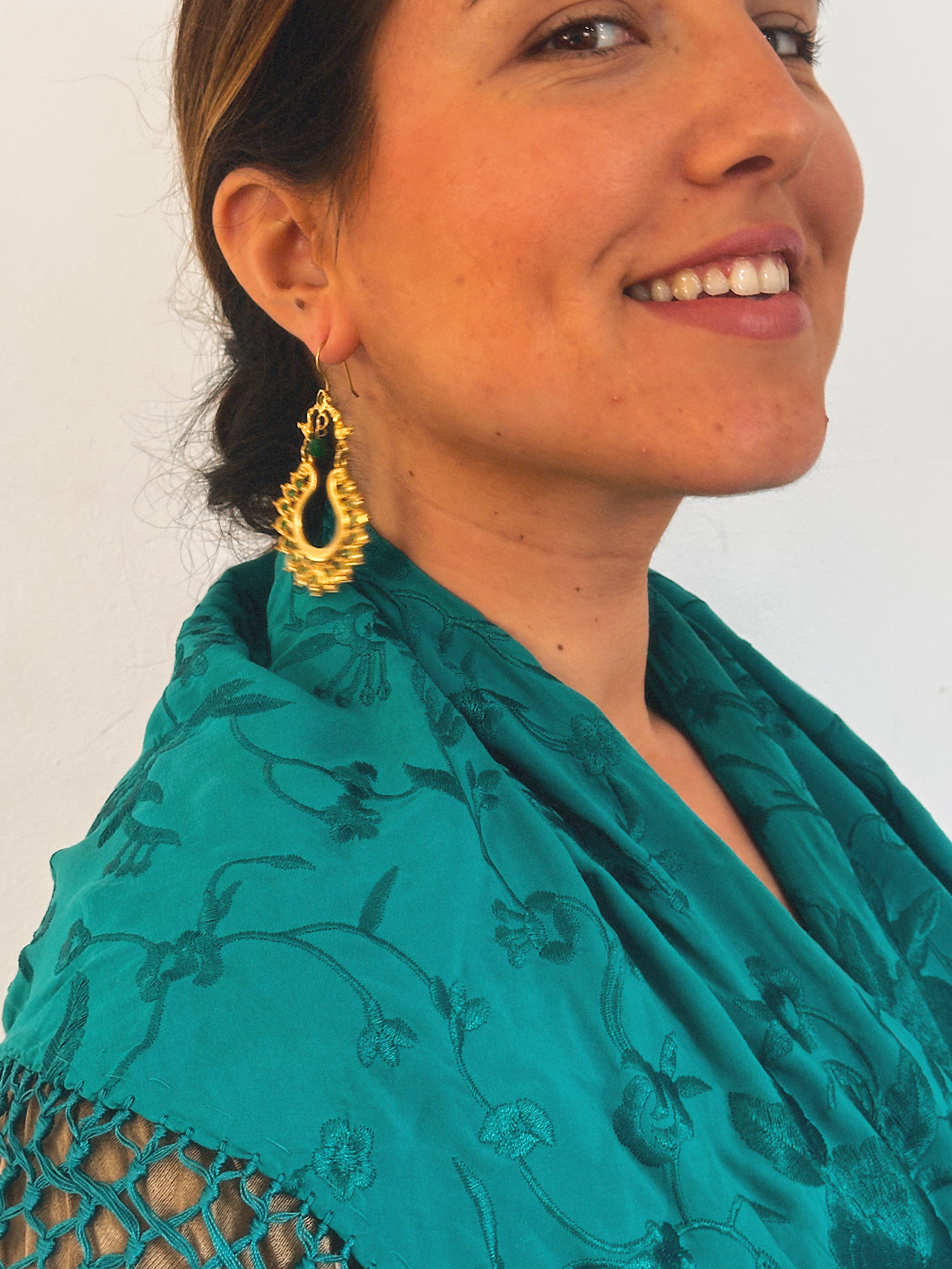 Pendientes Córdoba Verde