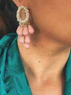 Pendientes Cascada Rosa Palo