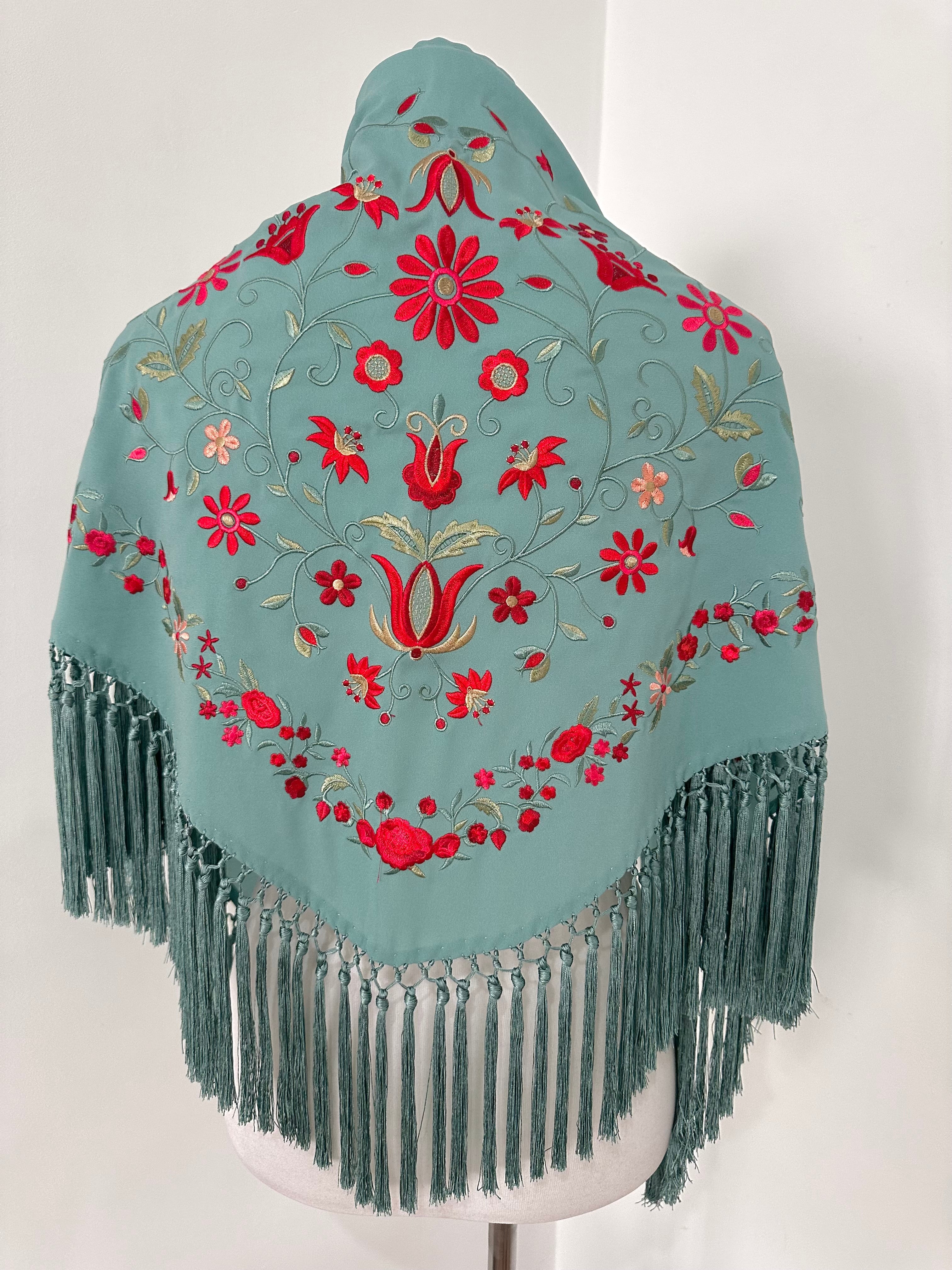 Mantoncillo Soleá Verde Agua