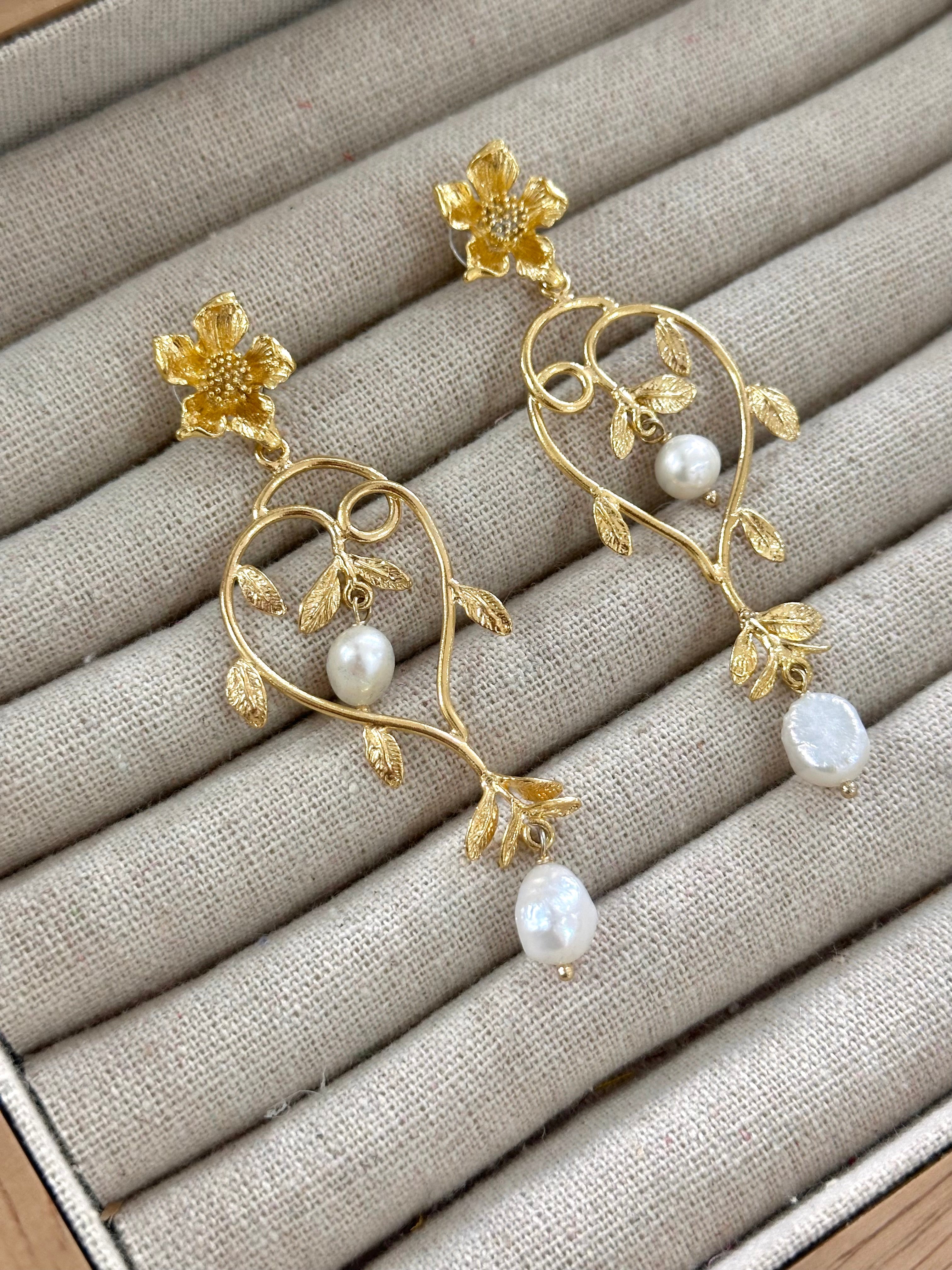 Pendientes Alicia Perla