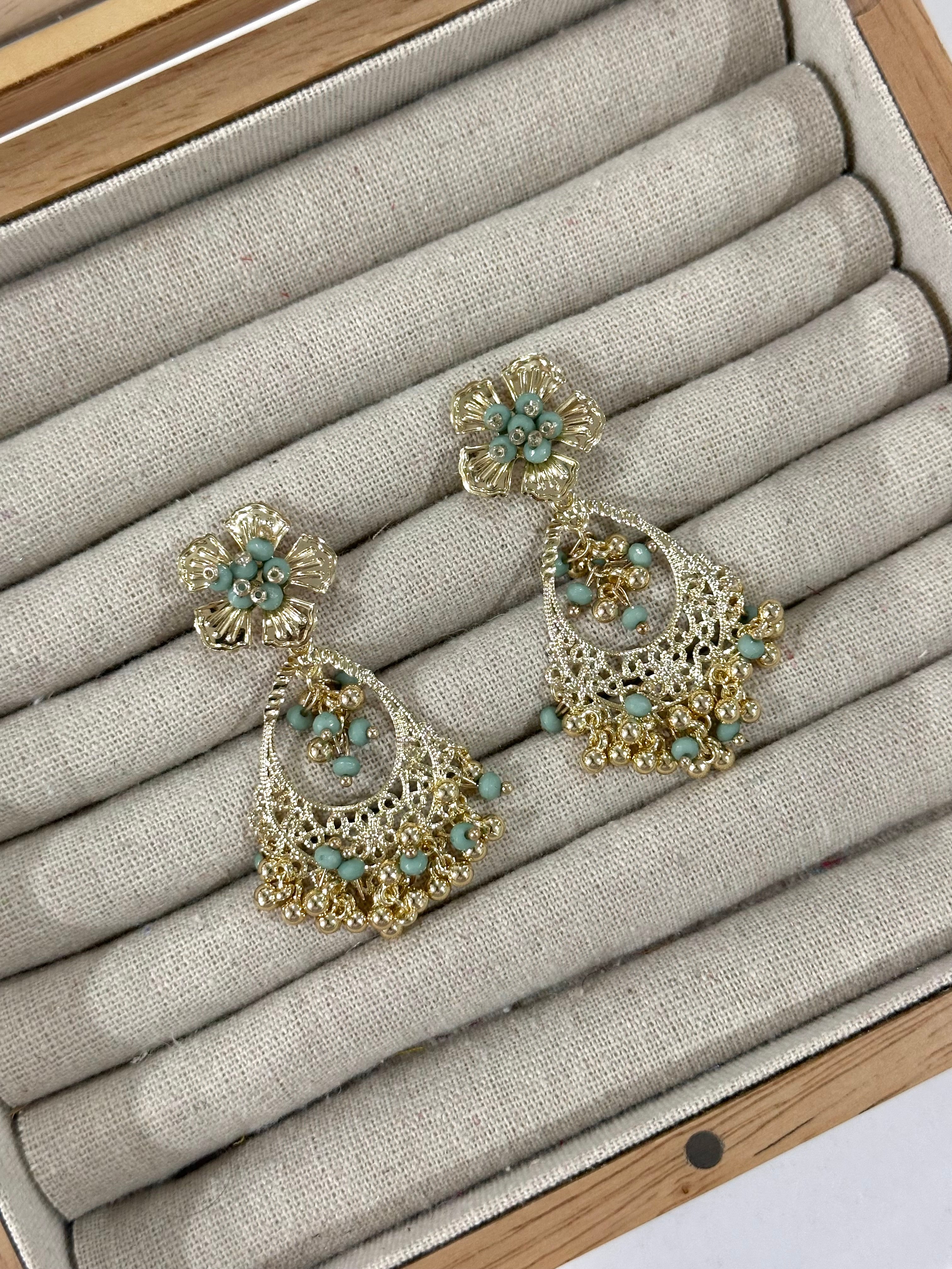 Pendientes Claudia Verde Jabonoso