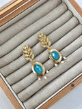 Pendientes Jerez Turquesa
