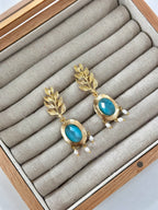 Pendientes Jerez Turquesa