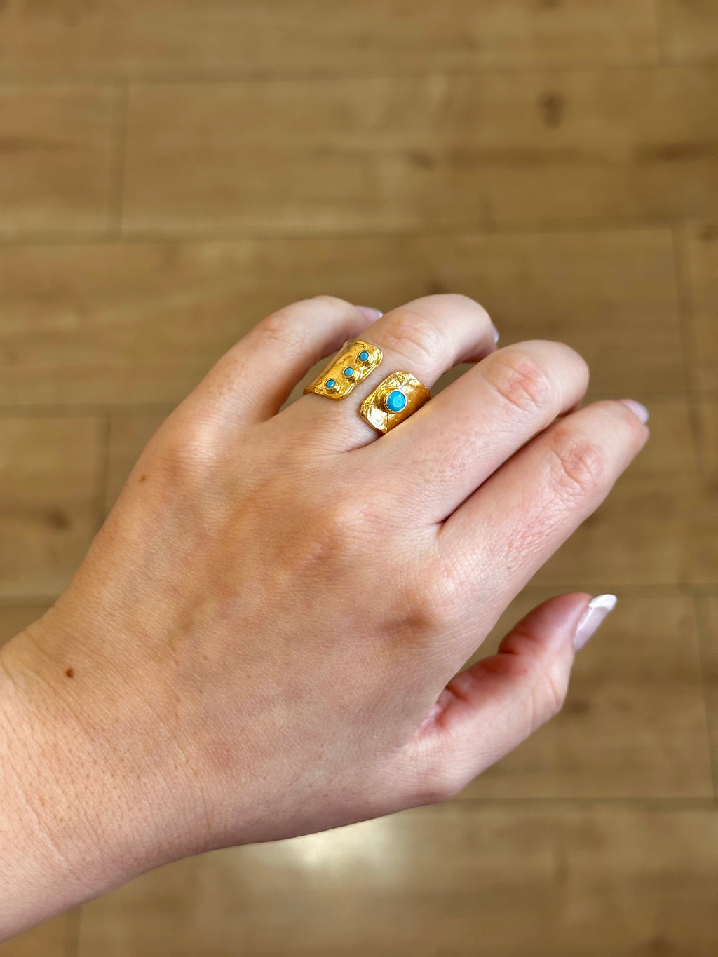 Anillo Martini Celeste