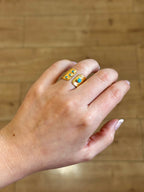 Anillo Martini Celeste