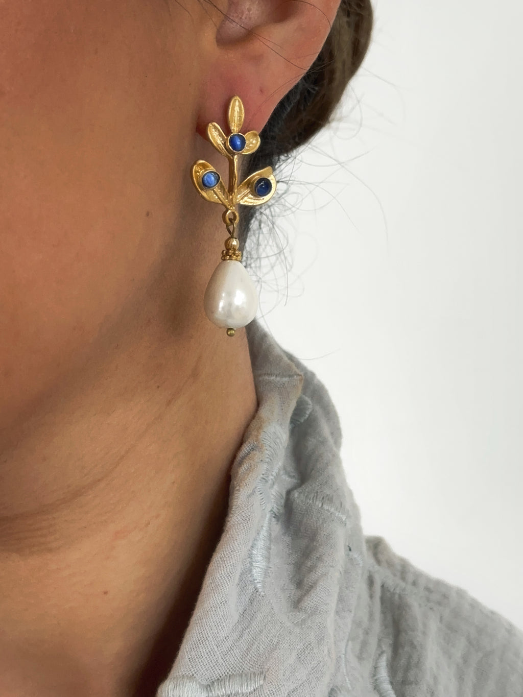 Pendientes Laurel Royal Blue