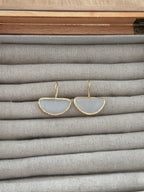 Pendientes Afrodita big blancos