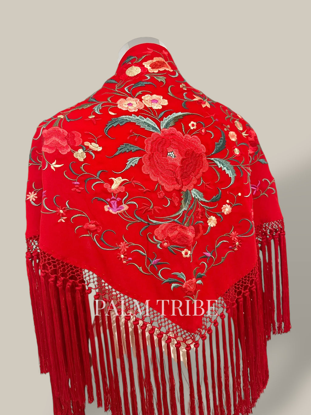Mantoncillo Jaleo Rojo con rojo