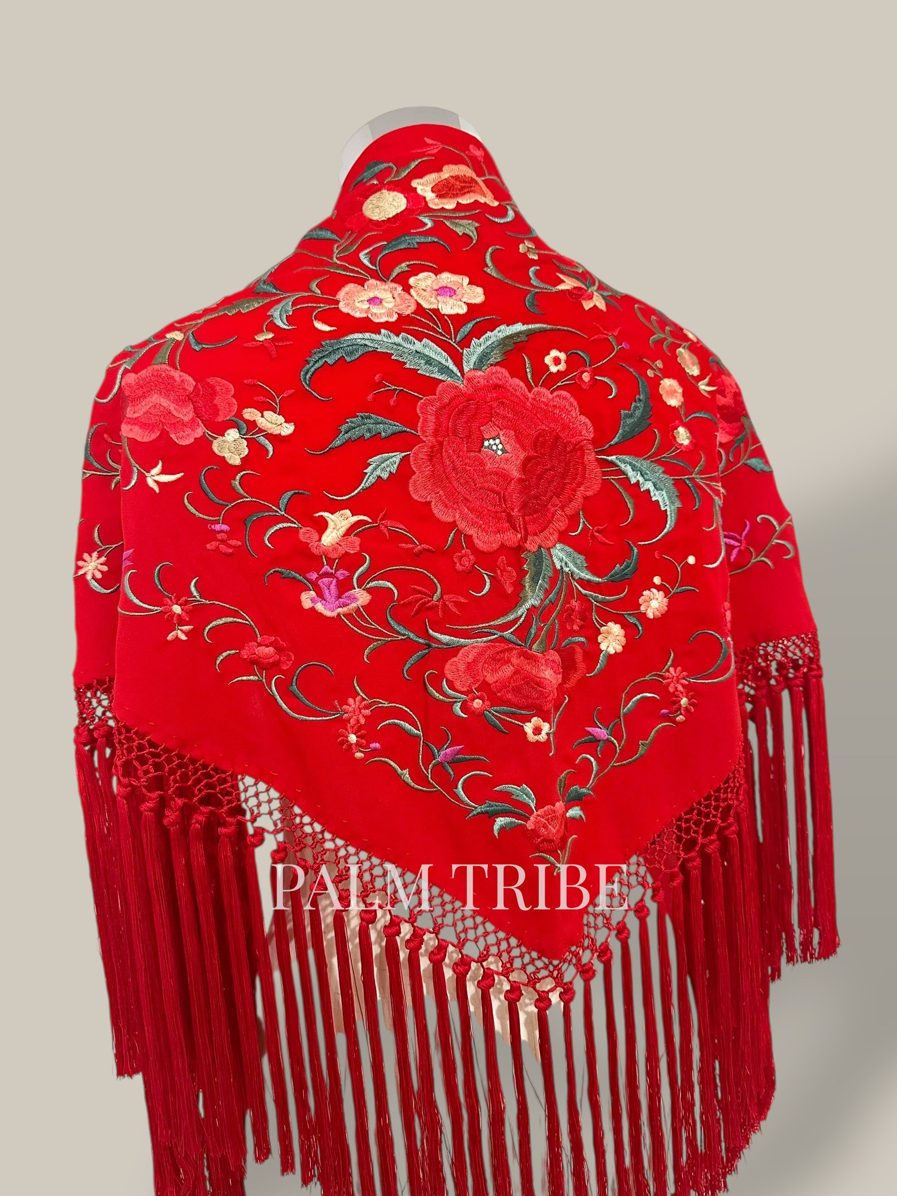 Mantoncillo Jaleo Rojo con rojo