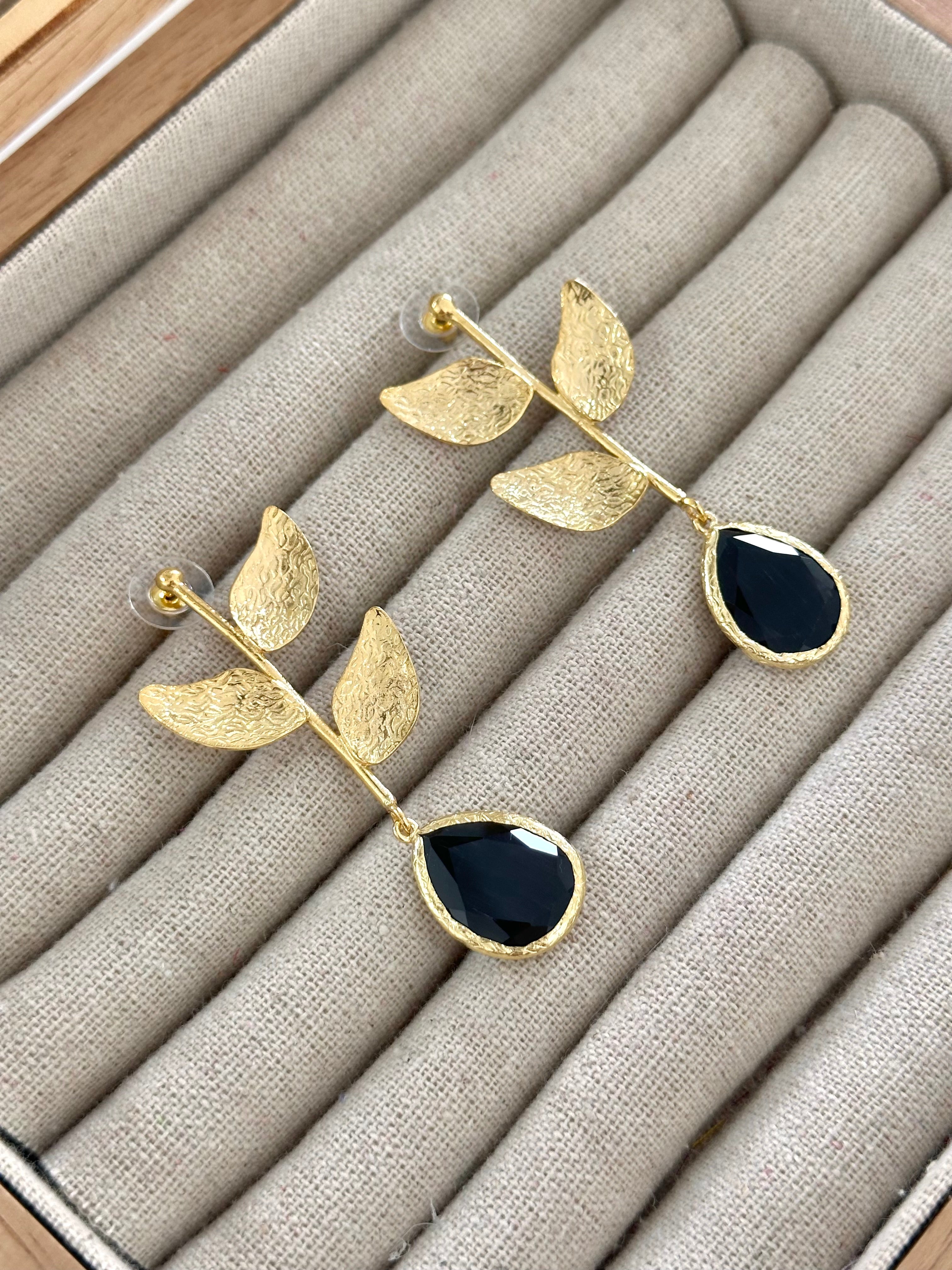 Pendientes Almería Negro