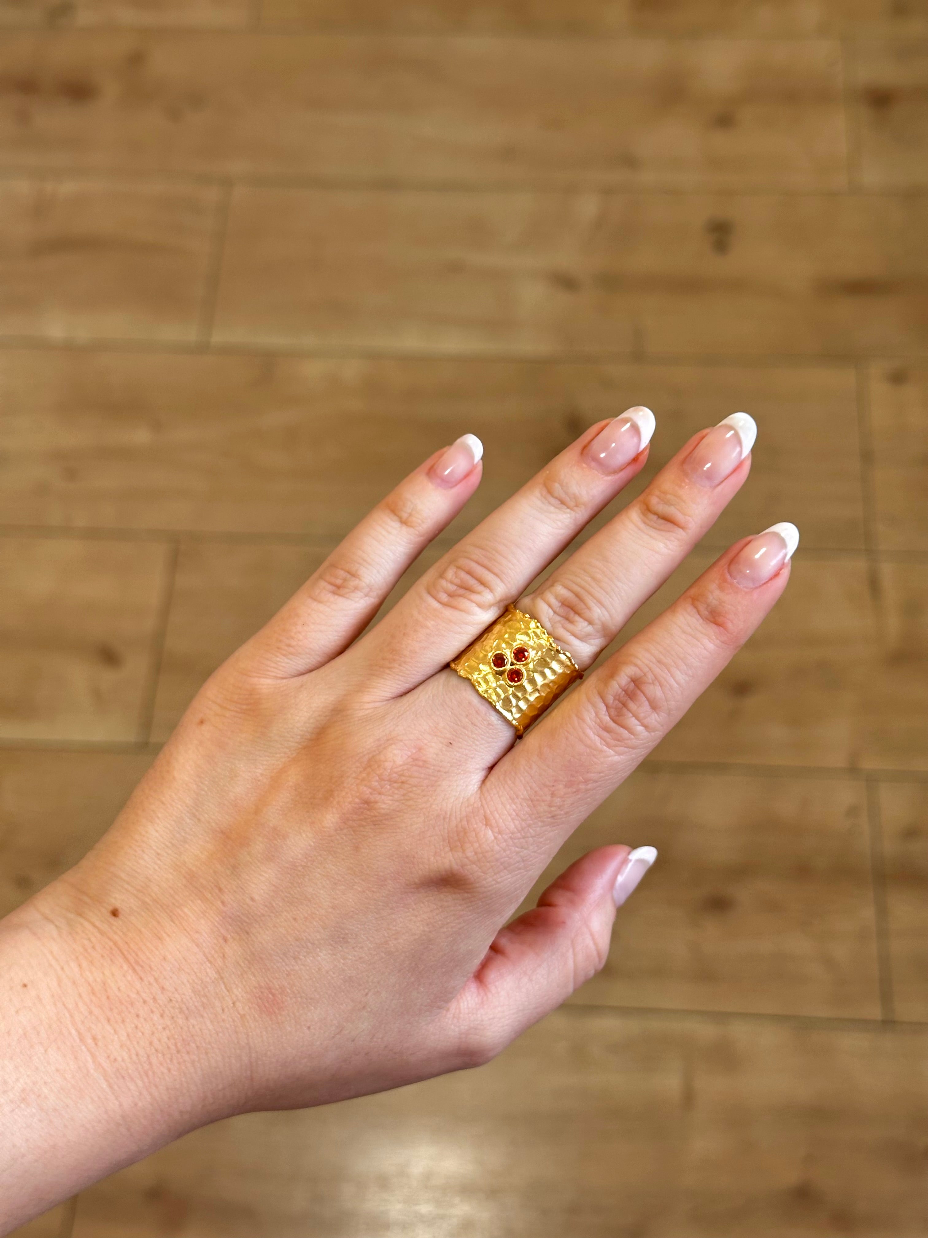 Anillo Agatha Naranja