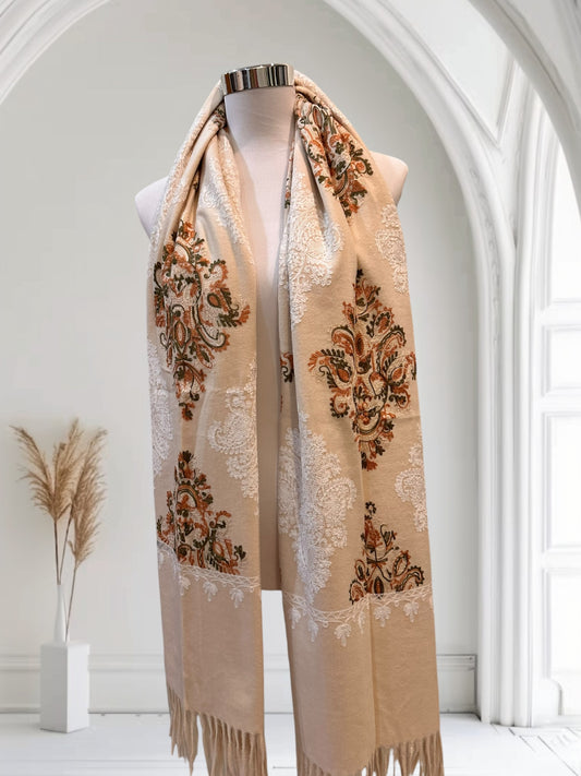 Pashmina Arabic Beige