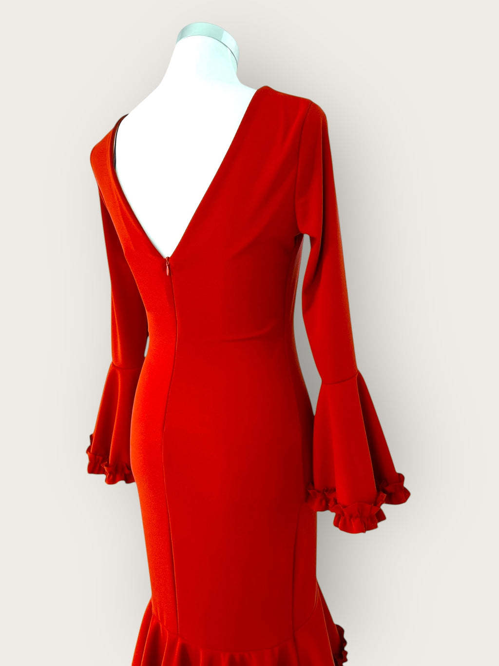 Vestido Carmesí Rojo