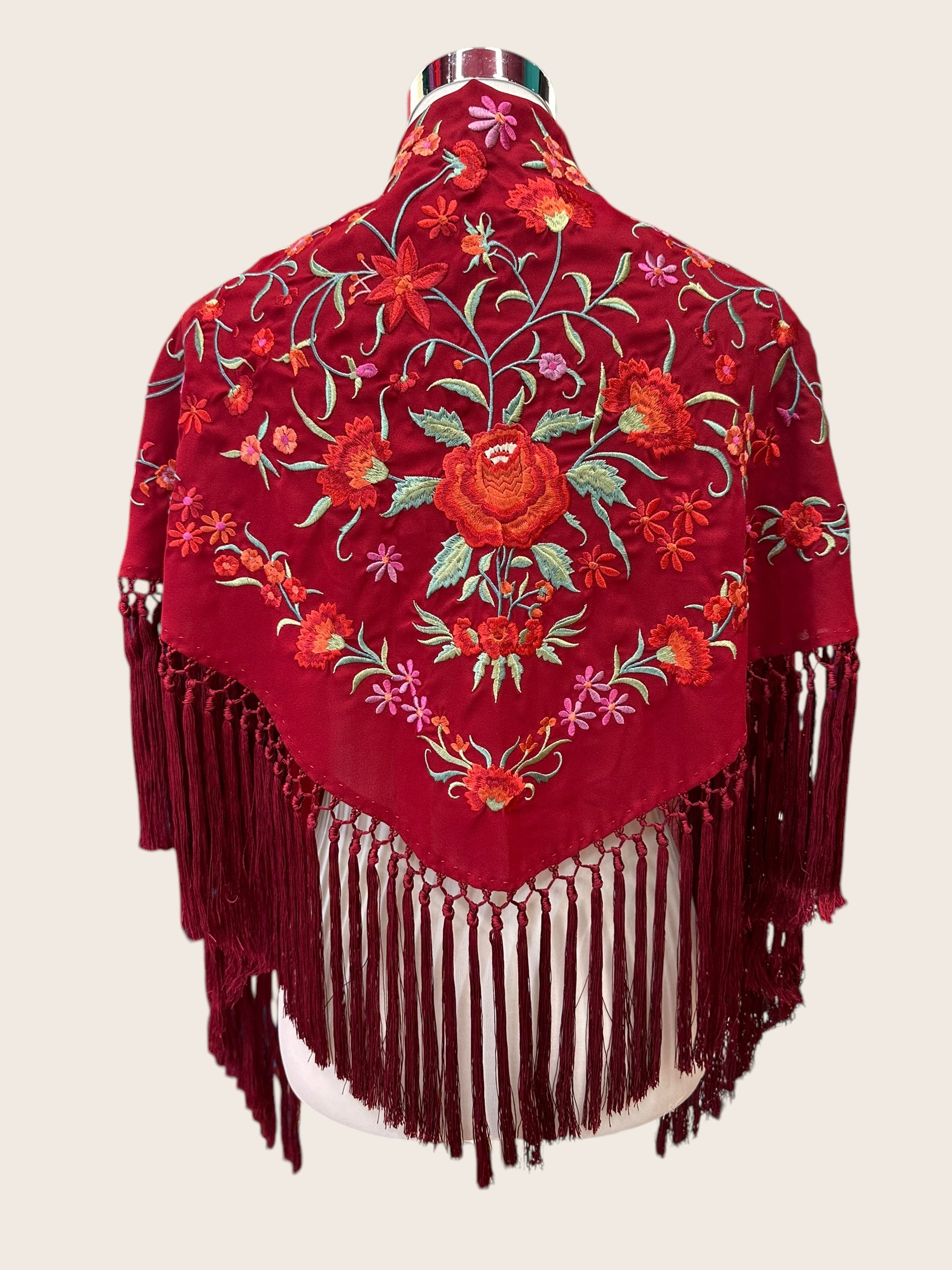 Mantoncillo Clavelines Burdeos