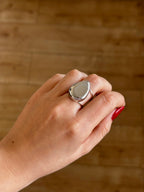 Anillo Lágrima Silver