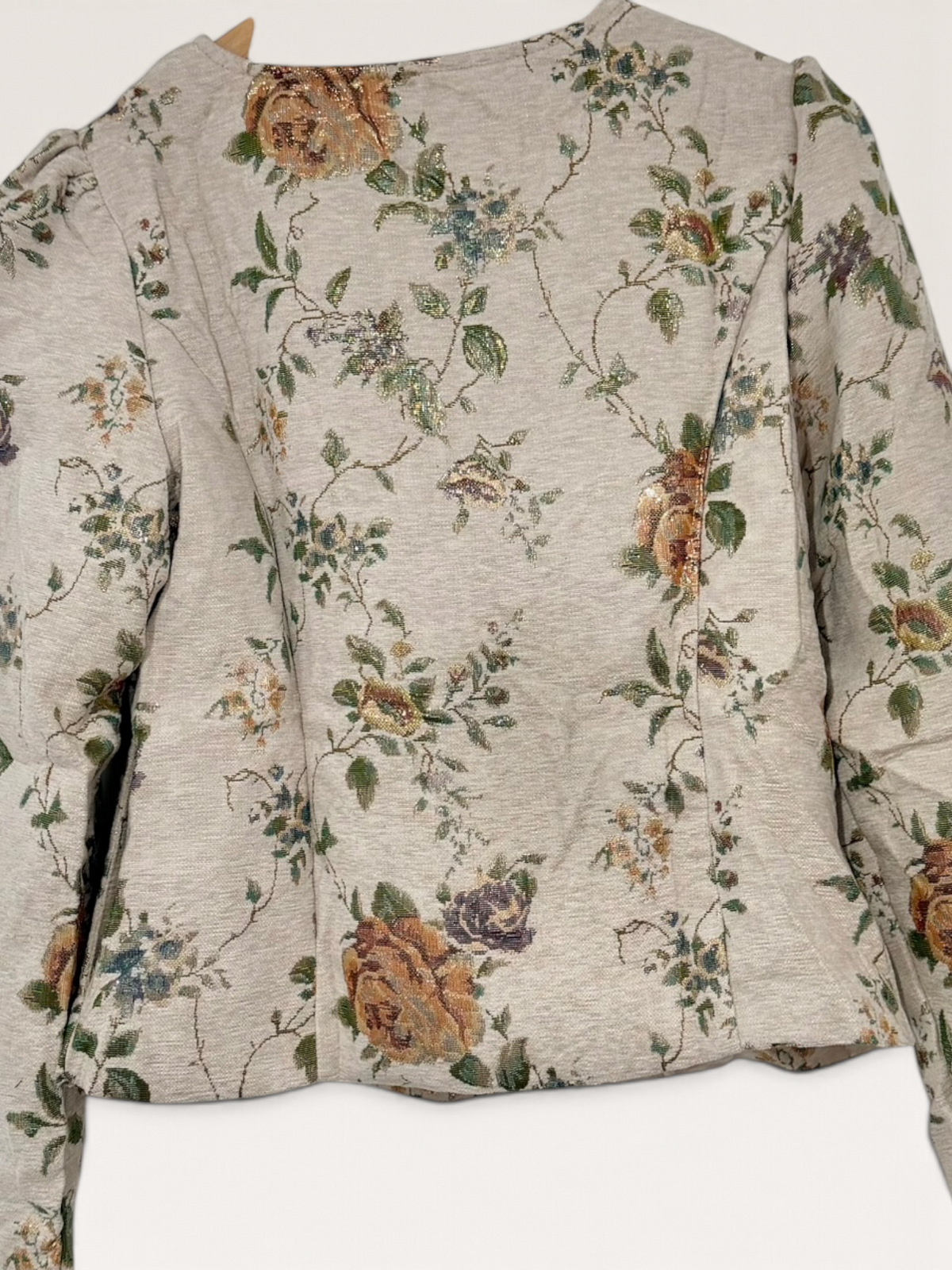Chaqueta tapiz ajustada