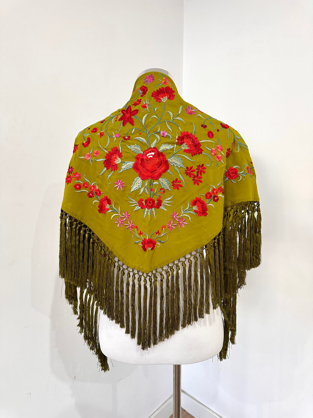 Mantoncillo Clavelines Verde Oliva