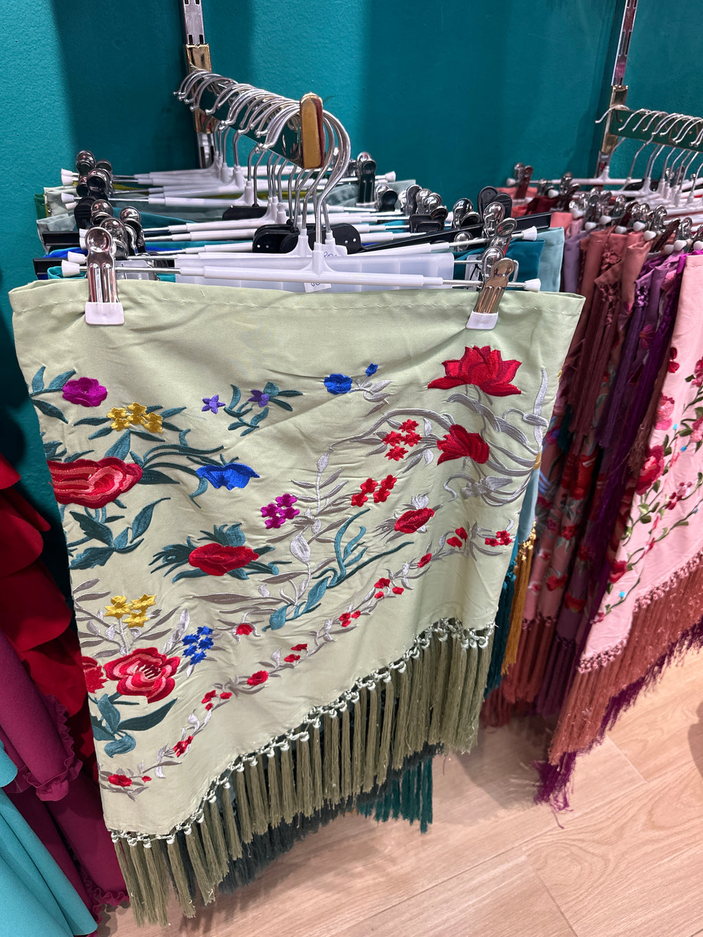 Mantoncillo Amapola Verde Manzana