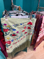 Mantoncillo Amapola Verde Manzana