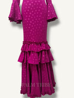 Vestido Cayetana Buganvilla