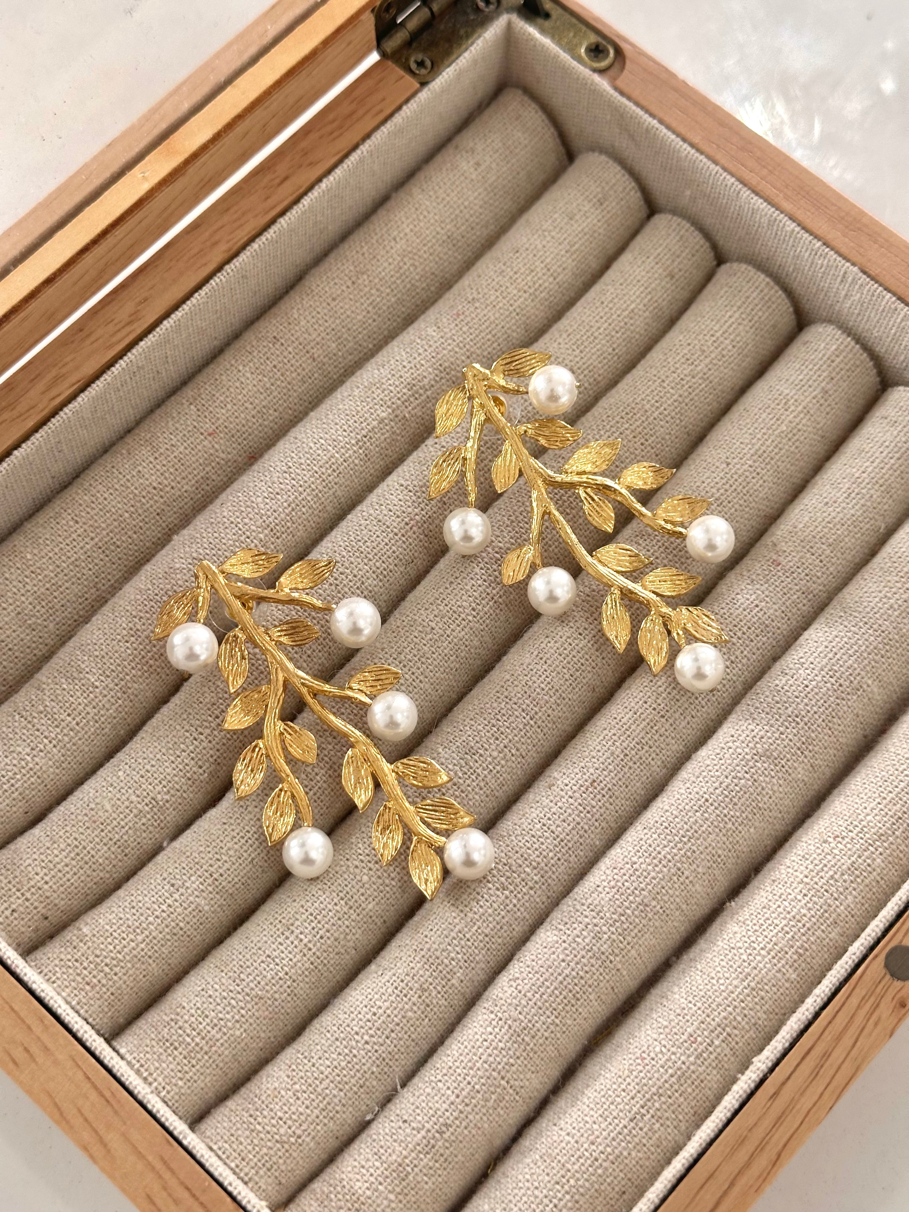 Pendientes Olivia Perla