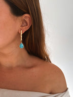 Pendientes Bali Celeste