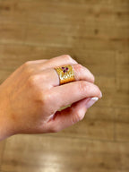 Anillo Agatha Fucsia