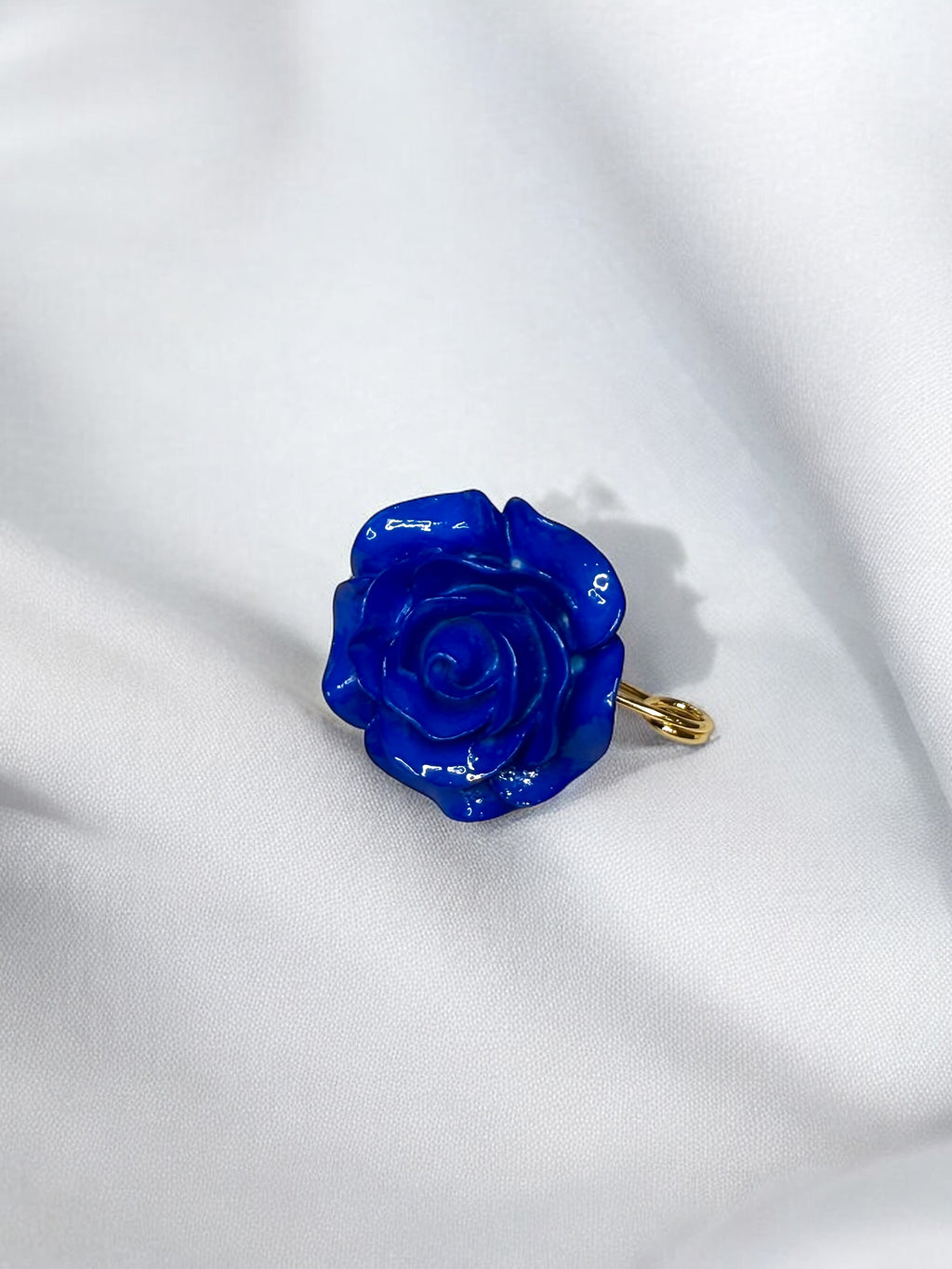 Broche Julieta Azul Eléctrico